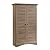 Sauder Harbor View Storage Cabinet, Salt Oak finish