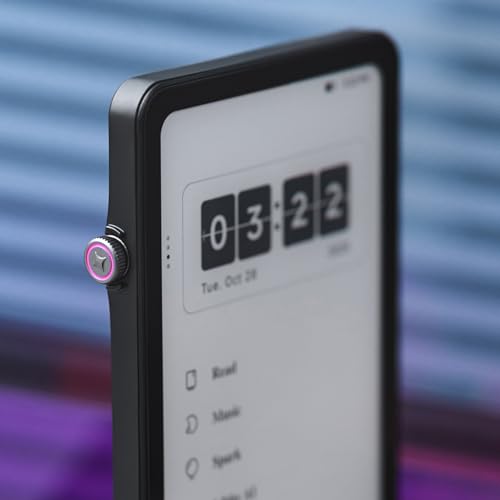 Image of Krono - 6.13 inch Smart ePaper Focus Hub, 300 PPI 6G 128G Paper Tablet, with Smart Dial - an e-Reader, idea Keeper, and Audio Player All in one (Black)