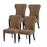 【PROTECTION PARFAITE】Ces housses de chaises de salle à manger sont suffisamment épaisses pour protéger vos chaises rembourrées des éclaboussures, des taches, de l'abrasion et des griffures d'animaux, et prolonger leur durée de vie. Redonnez à vos chaises leur aspect neuf. Disponibles dans une variété de couleurs, elles transformeront une vieille chaise en une pièce maîtresse remarquable dans votre salle à manger.