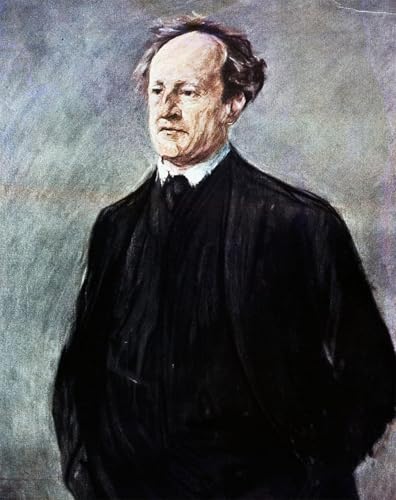 Impression d'affiches portrait Gerhart Hauptmann par Liebermann pour grand salon et bureau