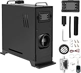 Jacgood 12V 5KW-8KW All In One Diesel Air Heater, With Remote Control LCD Monitor Low Noise Fast Heating Parking Heater, For Car Trucks Boat Bus RV and Trailer (Black) - Image 1