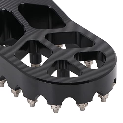 Image of AnXin Dirt Bike Foot Pegs Footpegs Footrests Foot Pedals Rests CNC for KX250F KX450F 06-18 KX250 KX 250 19-24 KX450 19-24 KX250X /450X KLX450R Black