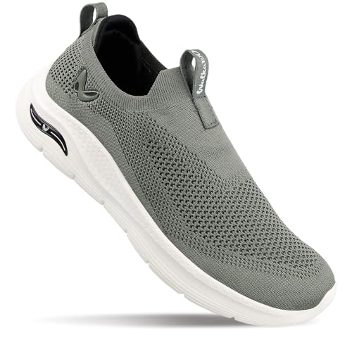 Image of WALKAROO Sports Shoes for Men's|Perfect for Walking,Gym Training and Casual Outfit|Cushioned Insole with EVA Outsole |Breathable Mesh Upper|WS9571