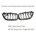 M2 F87 ABS Real Carbon Fiber Front Bumper Kidney Grilles Compatible For BMW M2 Competition Coupe M2C F87 Replacement Grille 2019-2021