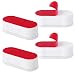 Produktbild WC Sitz Puffer, WC Sitz Stoßstangen Universal Sitz Stoßstange Kit Ersatz Stoßstangen mit starken Klebstoff Fit für Zuhause, Hotel, Krankenhaus, Schul-WC-Set