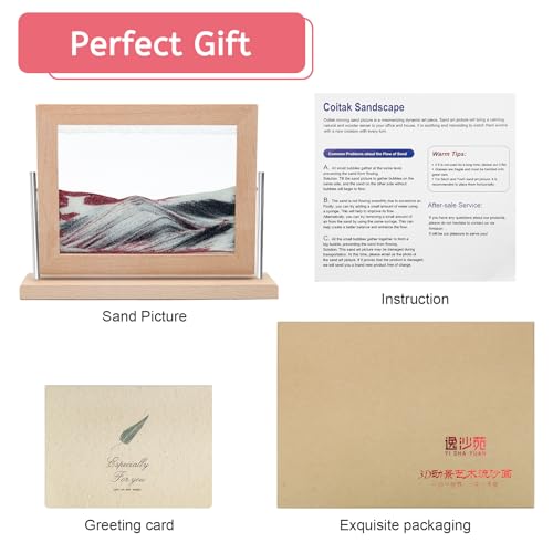 Coitak Moving Sand Art Picture, Wooden Frame Dynamic Sand Picture by Coitak - Used condition - Image 6