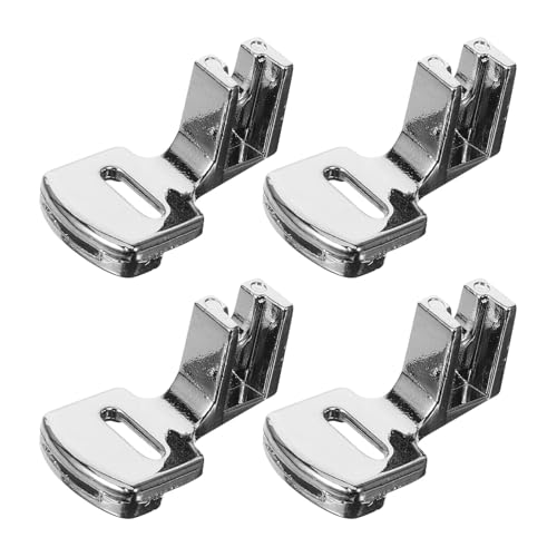 4 Piezas Prensatelas Metálico Multifunción para Máquina de Coser