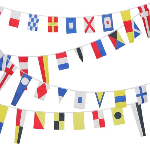 Drapeaux de signalisation nautique en polyester de qualité supérieure pour bateaux - 2