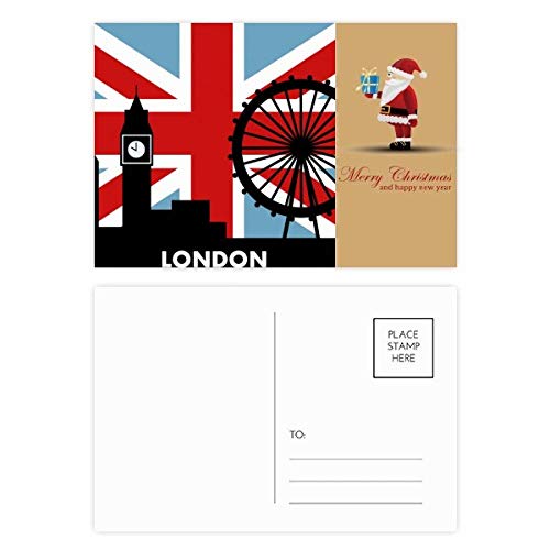 Cartes postales Big Ben London Eye et Union Jack pour collectionneur