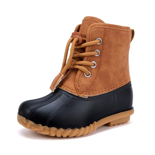 BMCiTYBM Toddler Winter Boots Waterproof Duck Snow Boots Boys Girls
