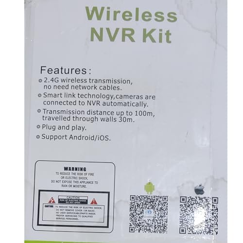 Image of PNP 920P Wireless 4-Channel HD NVR Kit with 4 Outdoor /Indoor IP65 Waterproof IP Security Cameras Upto 100mtrs, 2.4G Wi-Fi Support, 920P HD
