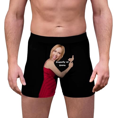 Personalized Underwear For Men, Custom Boxer Shorts With Face, Valentine'S Day Gift For Men, Gift For Boyfriend Or Husband