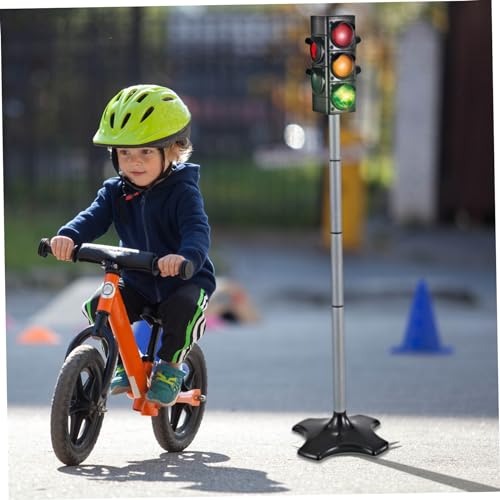 Feu de Circulation 49'' jouet éducatif avec son et modes auto manuel pour enfants de 3 ans