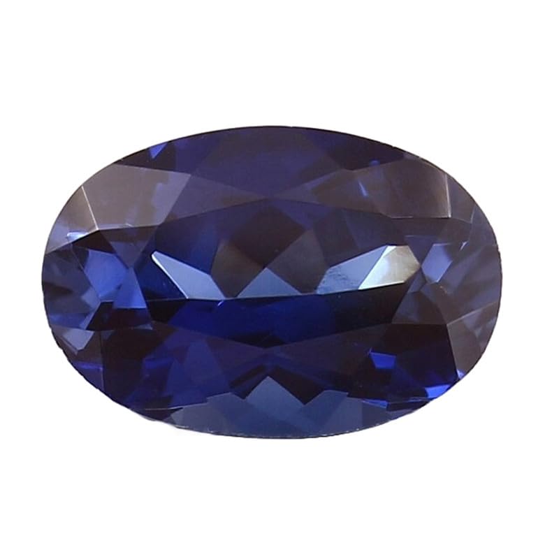 Saphir bleu de 13x9mm à monter sur bague ou pendentif fait main
