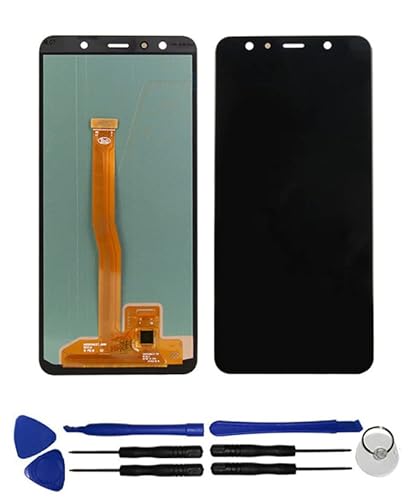 OYOG Galaxy A7 2018 SM-A750F LCD 画面修理交換用 タッチパネル 液晶パネル ガラス スクリーン修理パーツ デジタイザ 修理工具セット付き(黒)