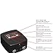 Brrnoo Reptile Misting System, Reptile Automatic with Timer Dual Mode Terrariums Humidifier with Misting Nozzles Spray Kit for Rainforest Plants (US Plug)