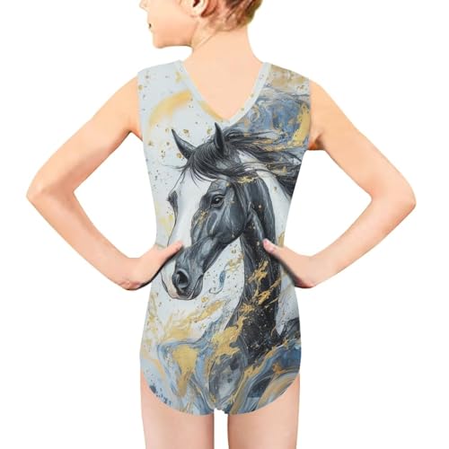 Image of Xpyiqun Bathing Suits for Girls 3-14 Kids Summer One Piece Swimwear Beach Sport Sleeveless Swimsuits Athletic