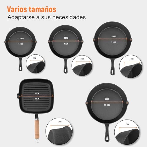 La mejor selección de Sartenes de hierro fundido en mexico que puedes comprar esta semana. 26 Imagen adicional