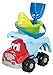 Jouets Ecoiffier - 502 - Camion Benne Plage Garni - Avec Set de jeux de sable - Jeu de plein air - Dès 18 mois - Fabriqué en France