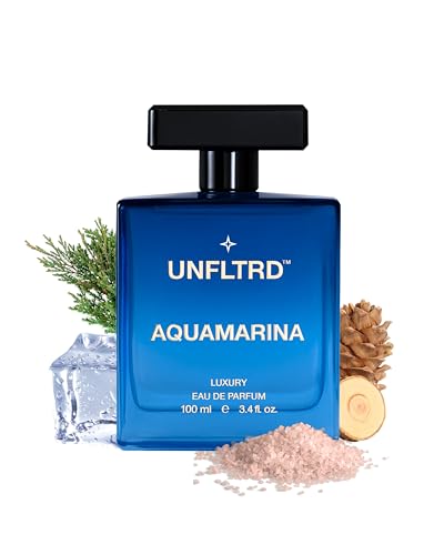 Image of AQUAMARINA | Eau De Parfum | EDP 100ml | Long Lasting Unisex Perfume | Aquatic, Marine, Fresh | Cool Daily Wear Fragrance | Aquatic Freshness in a Bottle | Perfect for Summers