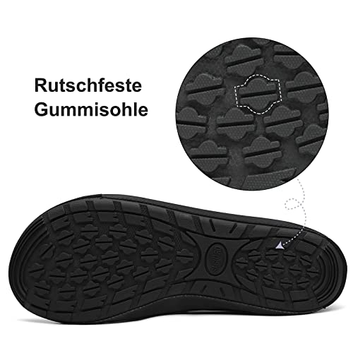 SAGUARO Zapatos Agua Hombre Mujer Zapatillas para Playa Surf Natación Transpirable Secado Rápido Unisex Escarpines Negro 38/39 EU - imagen 3