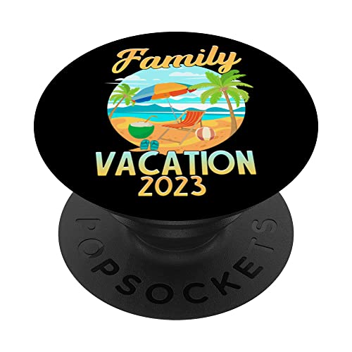 Vacaciones Familiares 2023 Summer Beach Vacay Mode Group Matching PopSockets PopGrip Intercambiable