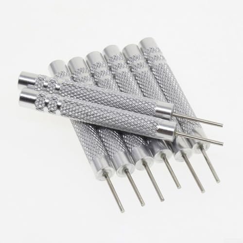 Lot de 10 chasse-goupilles en fer pour différents modèles de montres (0,9 mm)