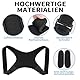 Rücken Geradehalter,Rückenstützgürtel,Haltungskorrektur Herren Damen,Verstellbare Atmungsaktive,Rückenstütze,Rückenstabilisator,Haltungstrainer,Back Posture Corrector für Schulter Nacken Rückenstütze