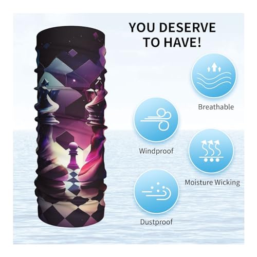 Bandana cuello geométrico estilo poligonal con diseño galaxia, cubierta facial para mujer y hombre, pasamontañas para motocicleta, ciclismo, esquí y fiesta miniatura 5