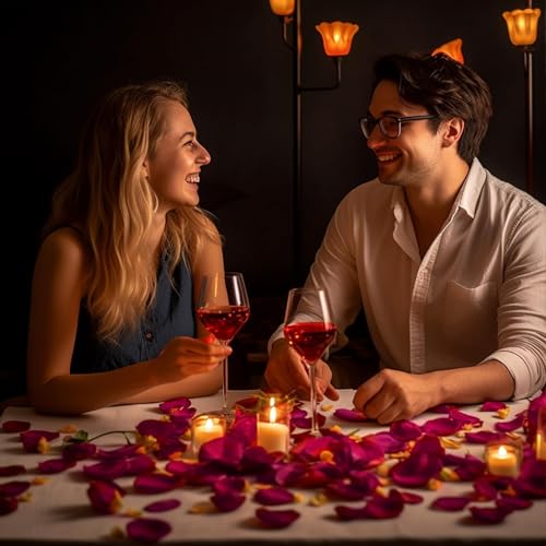 Miniatura 6 de Mbsomnus 300g 60 Invitados Pétalos De Rosa Secos Naturales Para Boda, Para Pies Baño Cuerpo Hogar Fragancia Diy Artesanías Accesorios De Manualidades, Confeti Biodegradable, Rojo