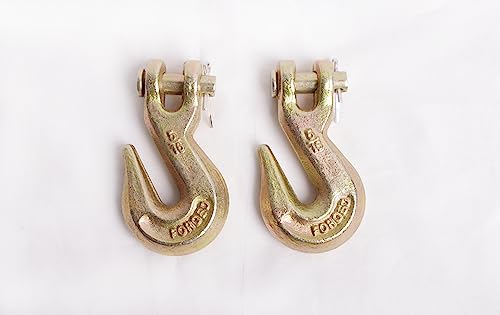 HIGOOD Grab Hook, Steel, 70 Grade, Clevis, 5/16 in Trade Size, 4,700 lb Working Load Limit,PK2