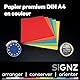 SIGNZ Kopierpapier, DIN A4, farbig (35 x 5 Farben), 80g, 175 Blatt, Druckerpapier für Zuhause & Office, FSC Mix 70%