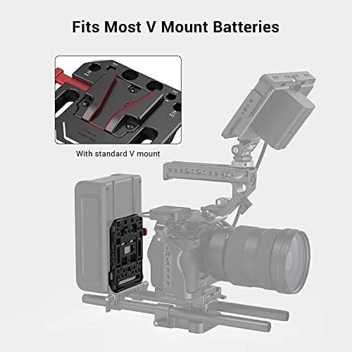 Płytka akumulatora SMALLRIG V-LOCK Mount Płytka szybkiego uwalniania - 2988