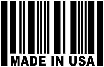 Ranger Products Made in USA Barcode Sticker USDM Vinyl Car Window Decal - Die Cut Vinyl Decal for Windows, Cars, Trucks, Tool Boxes, laptops, MacBook - virtually Any Hard, Smooth Surface