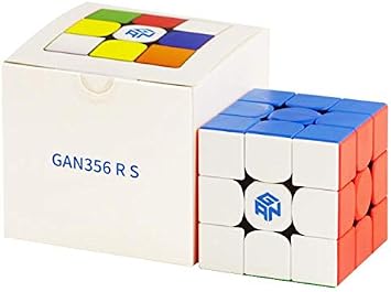 CuberSpeed Gan 356 RS 3x3 stickerelss Magic Cube GAN 356 R S 3x3x3 Speed Cube Puzzle (356RS Version)