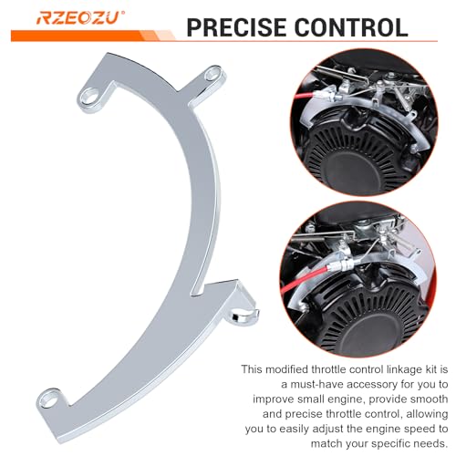 Image of Throttle Linkage Kit, Throttle Control Mounting Bracket Kit Replacement for Predator 79cc 154F 3.0HP OHV Engine Coleman CT100U CC100X CK100 SK100 GMB100 Massimo MB100 Mini Bike Go Kart Parts