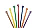 Panduit BT4S-M6 Cable Tie, Metal Barb, Standard, Nylon 6.6, 15.1-Inch Length, Blue (1,000-Pack)