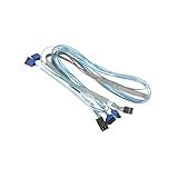 Supermicro CBL-SAST-0699 SATA cable 90 m Blue,Grey