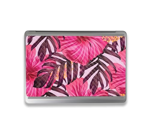Image of MightySkins Carbon Fiber Skin Compatible with Microsoft Surface Laptop Studio 2 (2023) Full Wrap Kit - Tropical Pink | Protective, Durable Textured Carbon Fiber Finish | Made in The USA