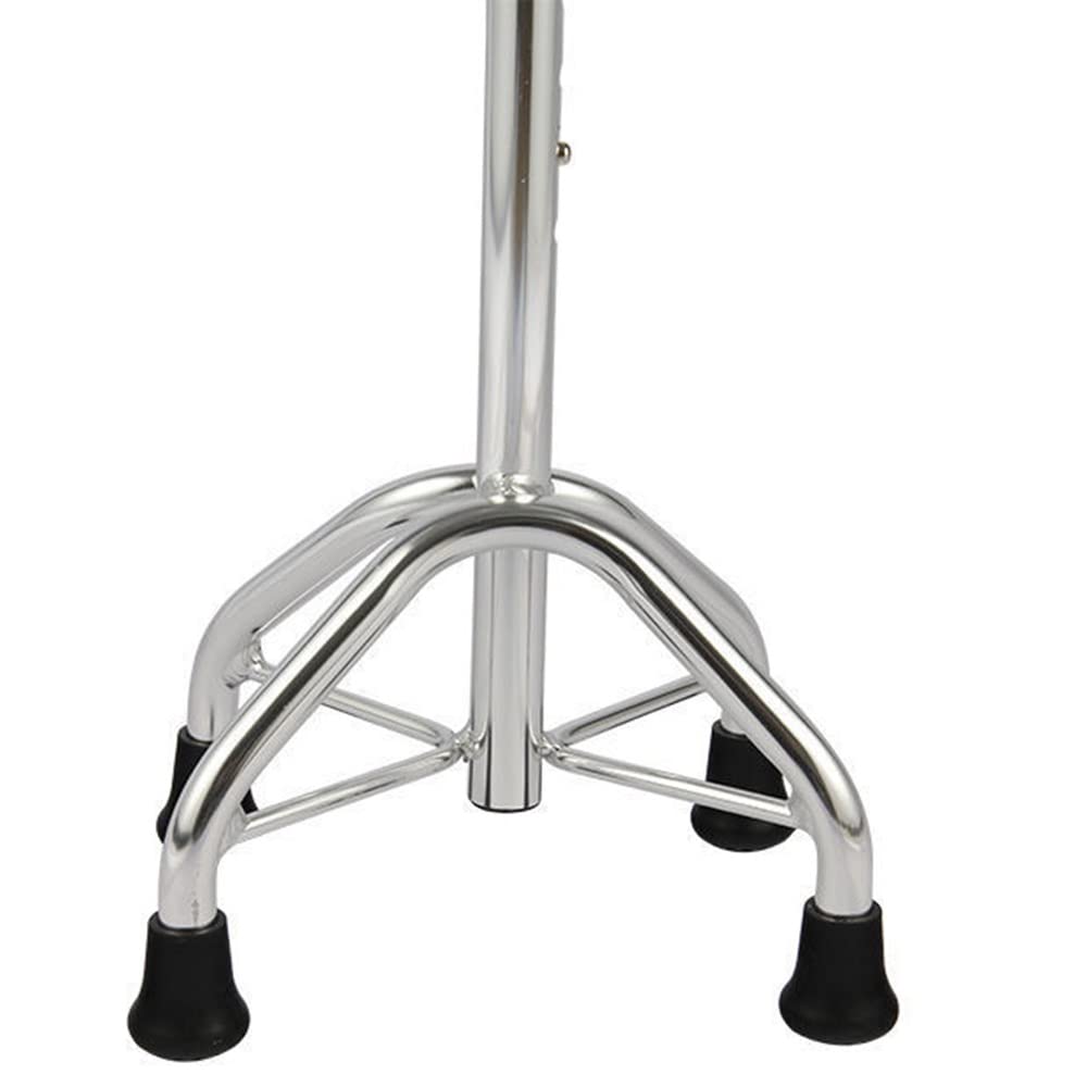 Walking Cane Regulowane kule ułatwiające poruszanie się dla seniorów niepełnosprawnych w podeszłym wieku, spacerówka z siedzeniem, wygodny uchwyt z podstawą poczwórną little surprise