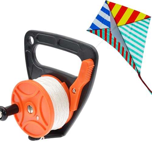 Carrete de buceo compacto con cuerda de alta visibilidad para kayak 7