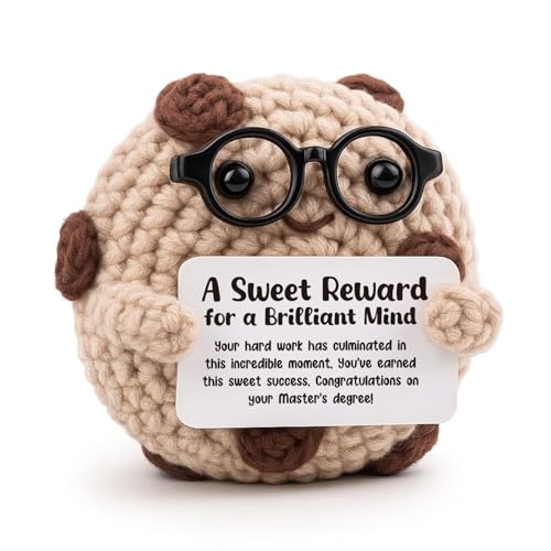 Congratulations Masters Degree Gift for Woman Man - Classic Sweet Success Graduation Keepsake - Formal Professional Desk Decor Acknowledgment of Achievement