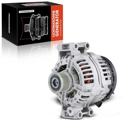 Frankberg Alternador Generador Compatible con 3er E46 316 318 1.6L-2.0L 2001-2005 X3 E83 2.0i xDrive20i 2.0L 2005-2011 Z4 Roadster E85 2.0L 2005-2008 Sustituir# 12317521489