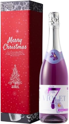 （17:30時点） 【クリスマスを彩る希少な1本】G'day Wine ヴァイオレットセブン [ スパークリング白ワイン 半甘口 ライトボディ オーストラリア 750ml クリスマス ラッピング オリジナルギフトボックス ]