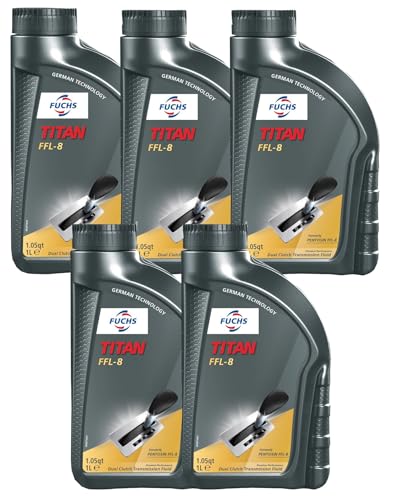 Fuchs 5 Liter TITAN FFL-8 Dual Clutch Transmission Fluid (5 x 1L)