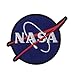 Produktbild Embird Aufnäher mit NASA-Logo zum Aufbügeln oder Aufnähen, Blau