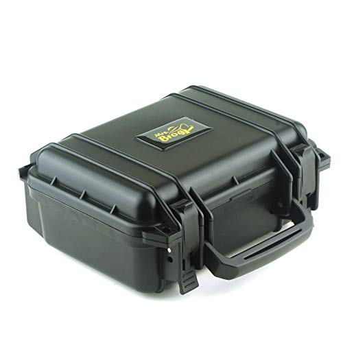 Mrs. Brog Cigar Humidor, Airtight & Durable Waterproof Travel Humidor Case Holds Up To 20 Cigars - Includes Cigar Cutter & Collapsible Cigar Stand With Humidor Cigar Box #TOP3