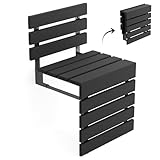 Assise confortable : grâce au dossier du siège de douche, vous ne serez pas affecté par le froid du mur lorsque vous penchez votre dos.