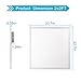 Allsmartlife Surface Mount 2x2 LED Flat Panel Light, 2-Pack 40W Dimmable 5CCT 3000K/3800K/4500K/5200K/6000K, Edge-Lit LED Flush Mount Ceiling Fixtures