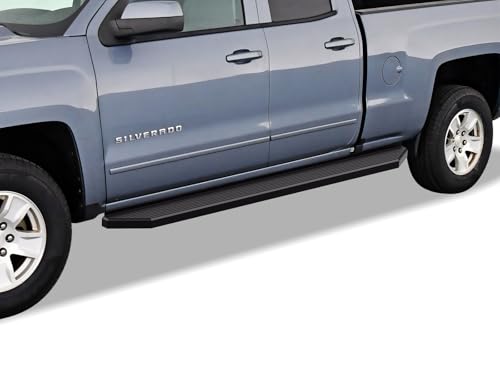 Estribos planos de acero inoxidable para camioneta Tuxtreme miniatura 1